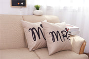 Valentine linen pillowcase